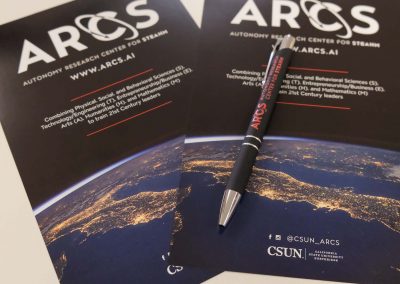 ARCS promotional brochure and pen