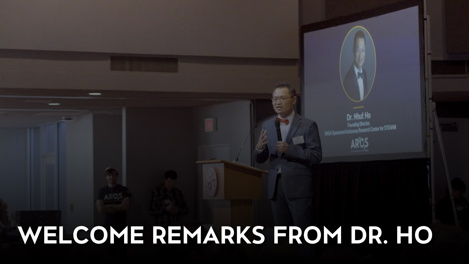 'Welcome Remarks from Dr. Ho' Video Thumbnail