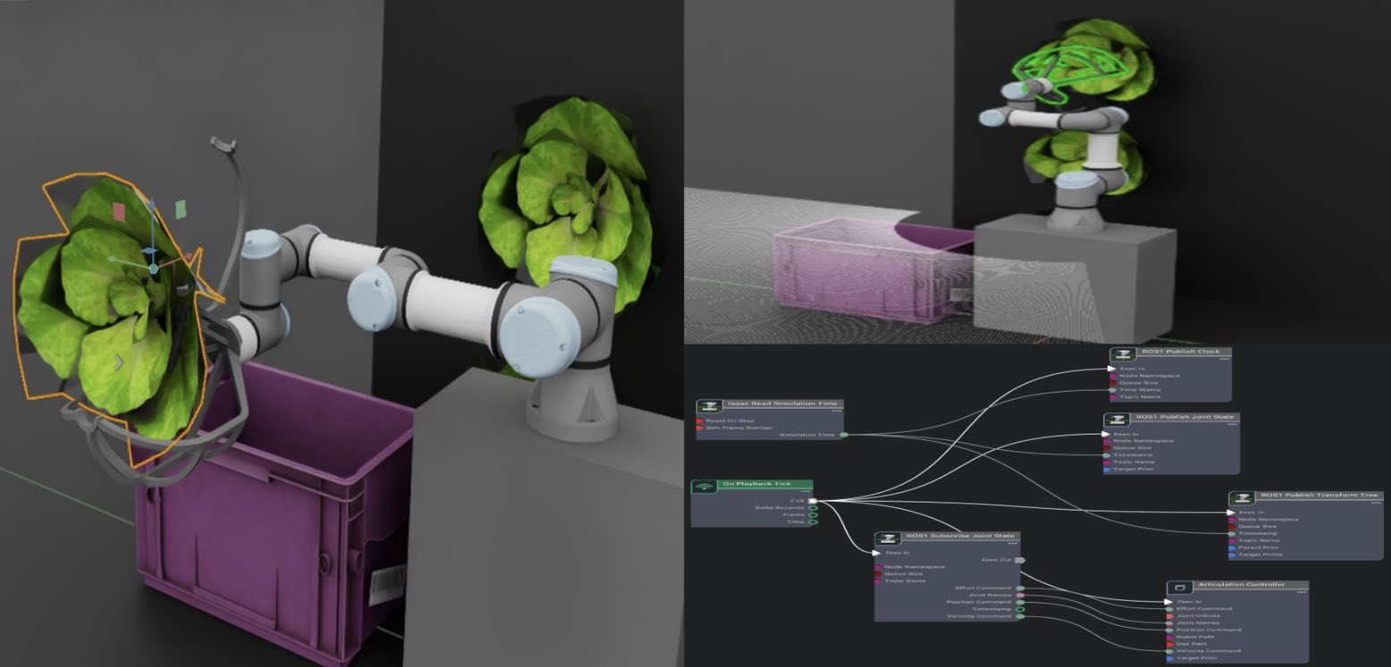 Virtual prototype of Autonomous Robotic System for Crop Harvesting