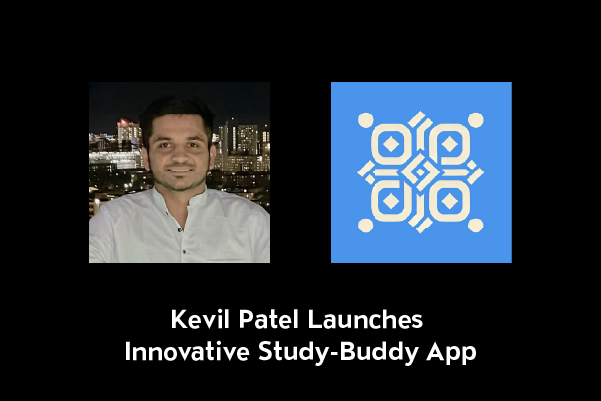 Image of Kevil Patel and Study Buddy Logo